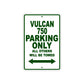 Vulcan 750 Motorcycle Parking Only All Others Will Be Towed Aluminum Metal Sign