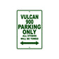 Vulcan 900 Motorcycle Parking Only All Others Will Be Towed Aluminum Metal Sign