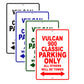 Vulcan 900 Classic Motorcycle Parking Only All Others Will Be Towed Aluminum Metal Sign