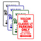 Vulcan 900 Classic LT Motorcycle Parking Only All Others Will Be Towed Aluminum Metal Sign
