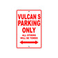 Vulcan S Motorcycle Parking Only All Others Will Be Towed Aluminum Metal Sign