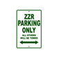 ZZR Motorcycle Parking Only All Others Will Be Towed Aluminum Metal Sign