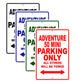 Adventure 50 Mini Motorcycle Parking Only All Others Will Be Towed Aluminum Metal Sign