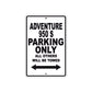 Adventure 950 S Motorcycle Parking Only All Others Will Be Towed Aluminum Metal Sign