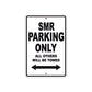 SMR Motorcycle Parking Only All Others Will Be Towed Aluminum Metal Sign