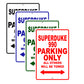 Superduke 990 Motorcycle Parking Only All Others Will Be Towed Aluminum Metal Sign