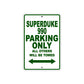 Superduke 990 Motorcycle Parking Only All Others Will Be Towed Aluminum Metal Sign