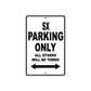 SX Motorcycle Parking Only All Others Will Be Towed Aluminum Metal Sign