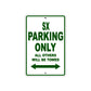 SX Motorcycle Parking Only All Others Will Be Towed Aluminum Metal Sign
