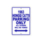 1963 Hongqi CA770 Car Parking Only All Others Will Be Towed Aluminum Metal Sign