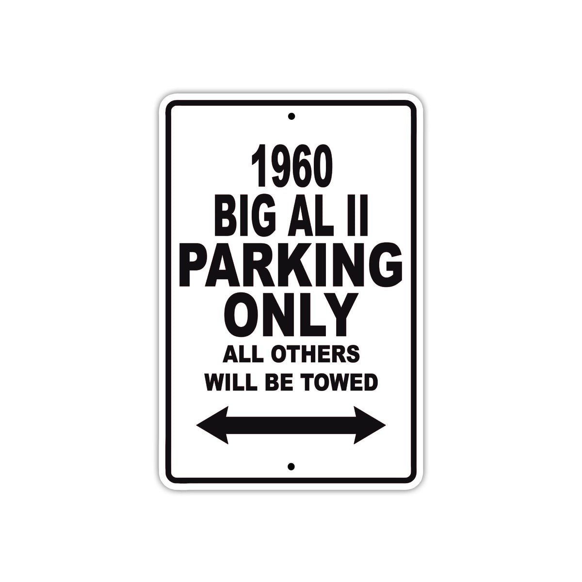 1960 Auto Union 1000 Parking Only All Others Will Be Towed | Aluminum ...