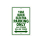 1960 Buick ELECTRA Parking Only All Others Will Be Towed Aluminum Metal Sign
