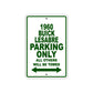 1960 Buick Lesabre Parking Only All Others Will Be Towed Aluminum Metal Sign
