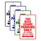 1960 Buick Lesabre Parking Only All Others Will Be Towed Aluminum Metal Sign