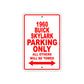 1960 Buick Skylark Parking Only All Others Will Be Towed Aluminum Metal Sign