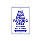 1960 Buick Special Parking Only All Others Will Be Towed Aluminum Metal Sign