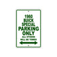 1960 Buick Special Parking Only All Others Will Be Towed Aluminum Metal Sign