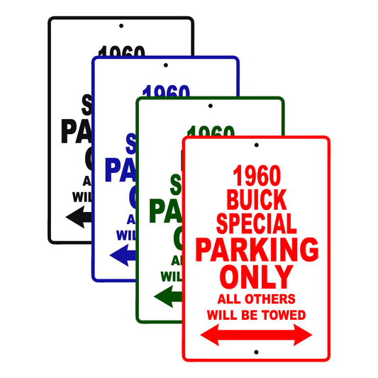 1960 Buick Special Parking Parking Only All Others Will Be Towed Signs