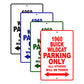1960 Buick Wildcat Parking Only All Others Will Be Towed Aluminum Metal Sign