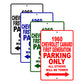 1960 Chevrolet Camaro First Generation Parking Only All Others Will Be Towed Aluminum Sign