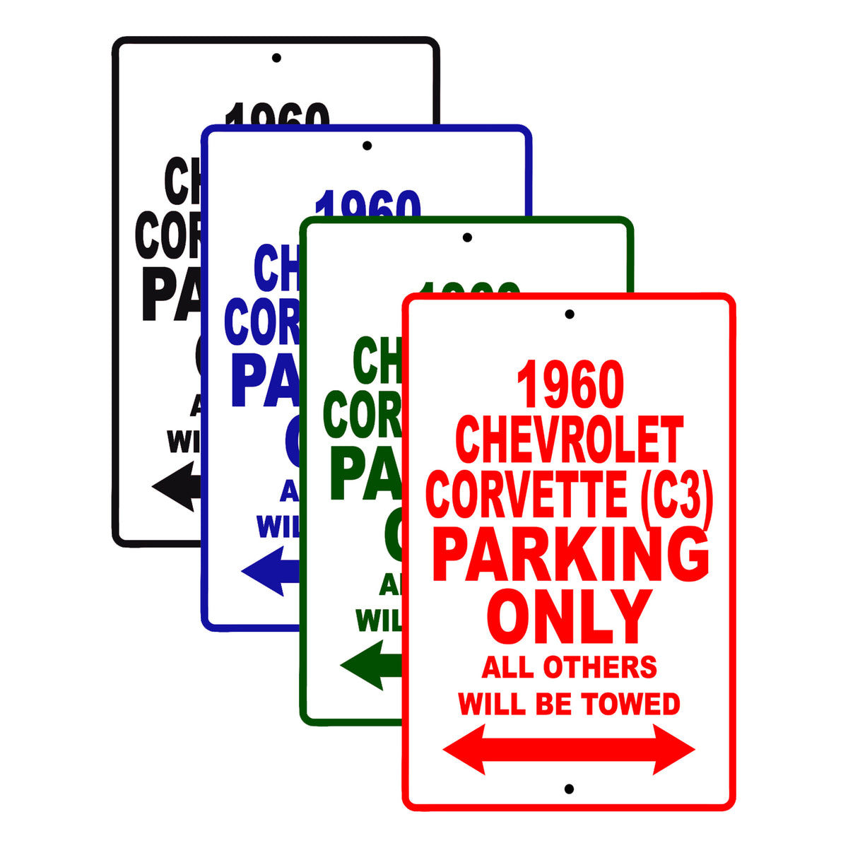 1960 Auto Union 1000 Parking Only All Others Will Be Towed | Aluminum ...