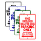 1960 Chrysler 300 Non-Letter Series Parking Only All Others Will Be Towed Aluminum Sign
