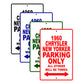 1960 Chrysler New Yorker Parking Only All Others Will Be Towed Aluminum Metal Sign