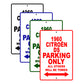 1960 Citroen DS Parking Only All Others Will Be Towed Aluminum Metal Sign 