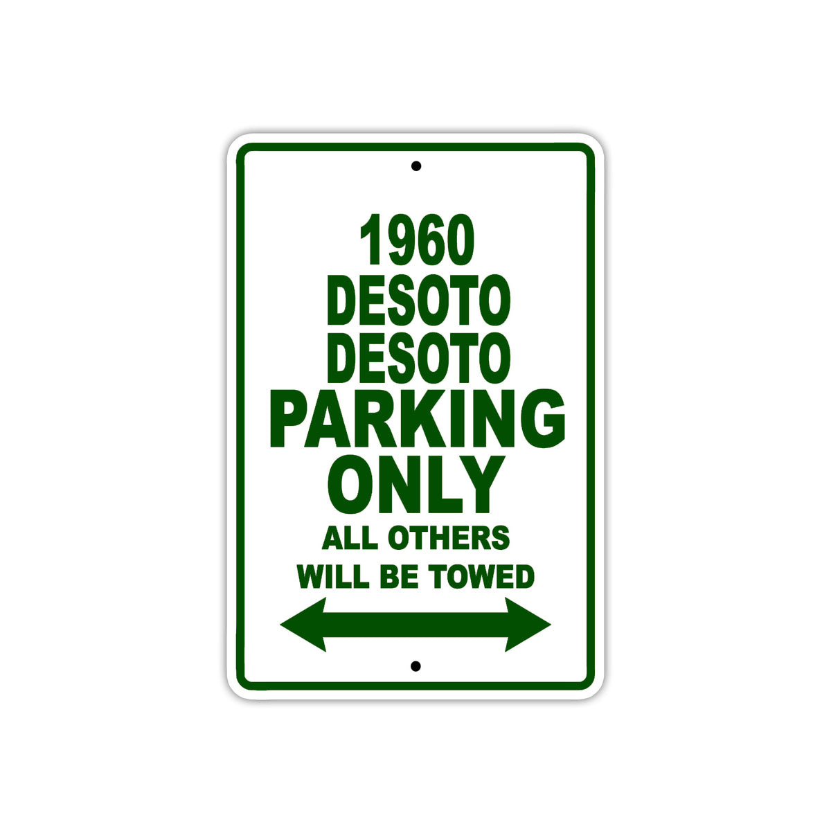 1960 Auto Union 1000 Parking Only All Others Will Be Towed | Aluminum ...