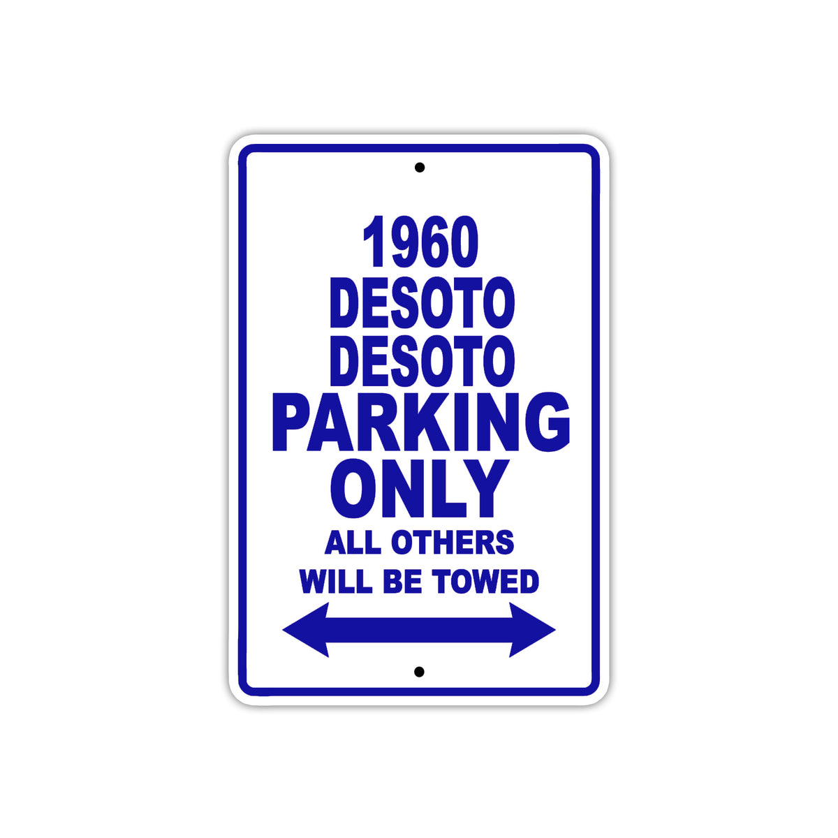1960 Auto Union 1000 Parking Only All Others Will Be Towed | Aluminum ...