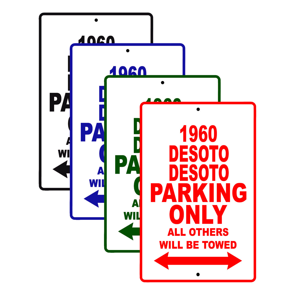 1960 Auto Union 1000 Parking Only All Others Will Be Towed | Aluminum ...