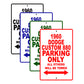 1960 Dodge Custom 880 Parking Only All Others Will Be Towed Aluminum Metal Sign