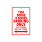 1960 Dodge D Series Parking Only All Others Will Be Towed Aluminum Metal Sign