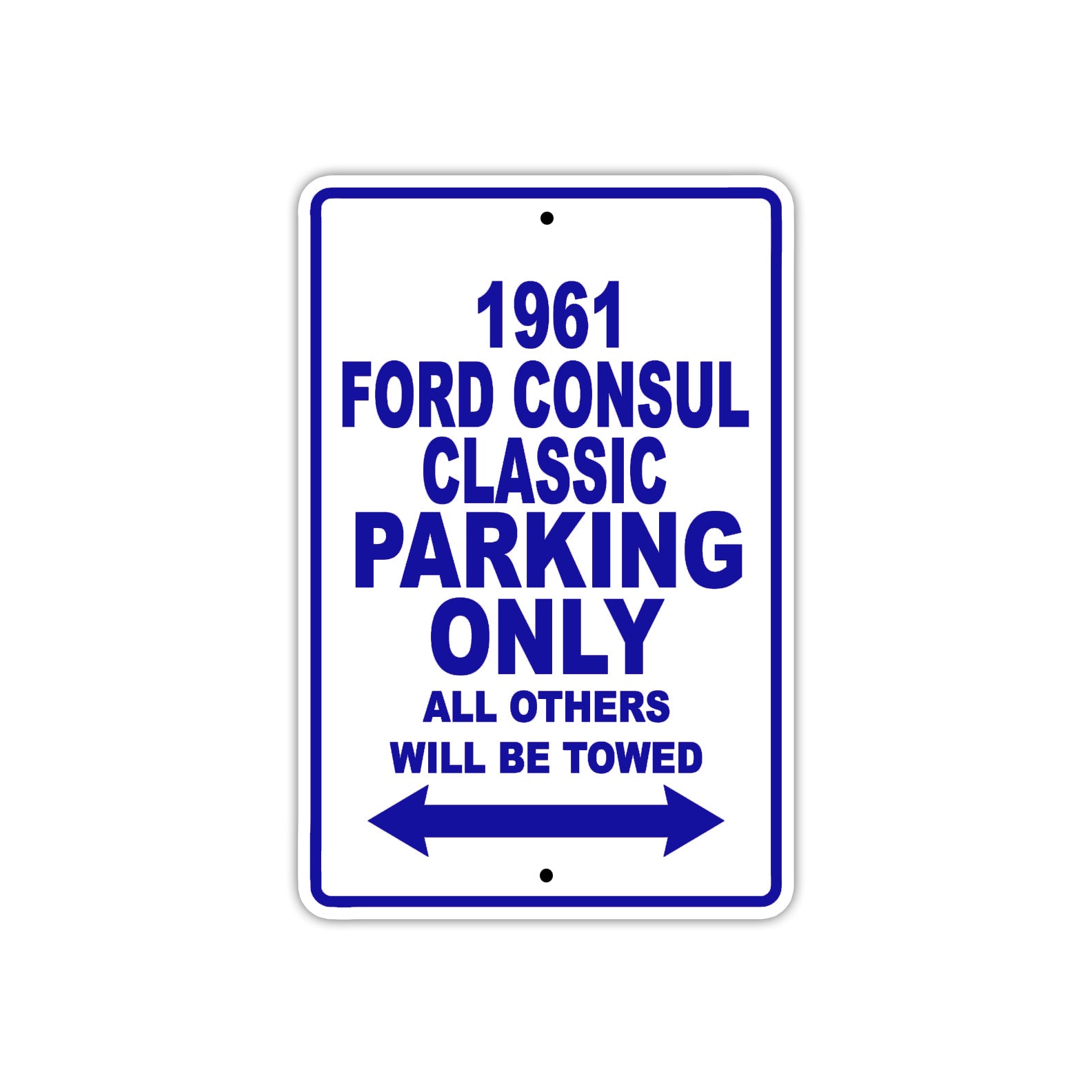 1961 FORD CONSUL CLASSIC Parking Only All Others Will Be Towed 