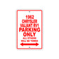 1962 Chrysler Valiant RV1 Parking Only All Others Be Towed