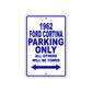 1962 Ford Cortina Parking Only All Others Will Be Towed