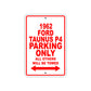 1962 Ford Taunus P4 Parking Only All Others Will Be Towed