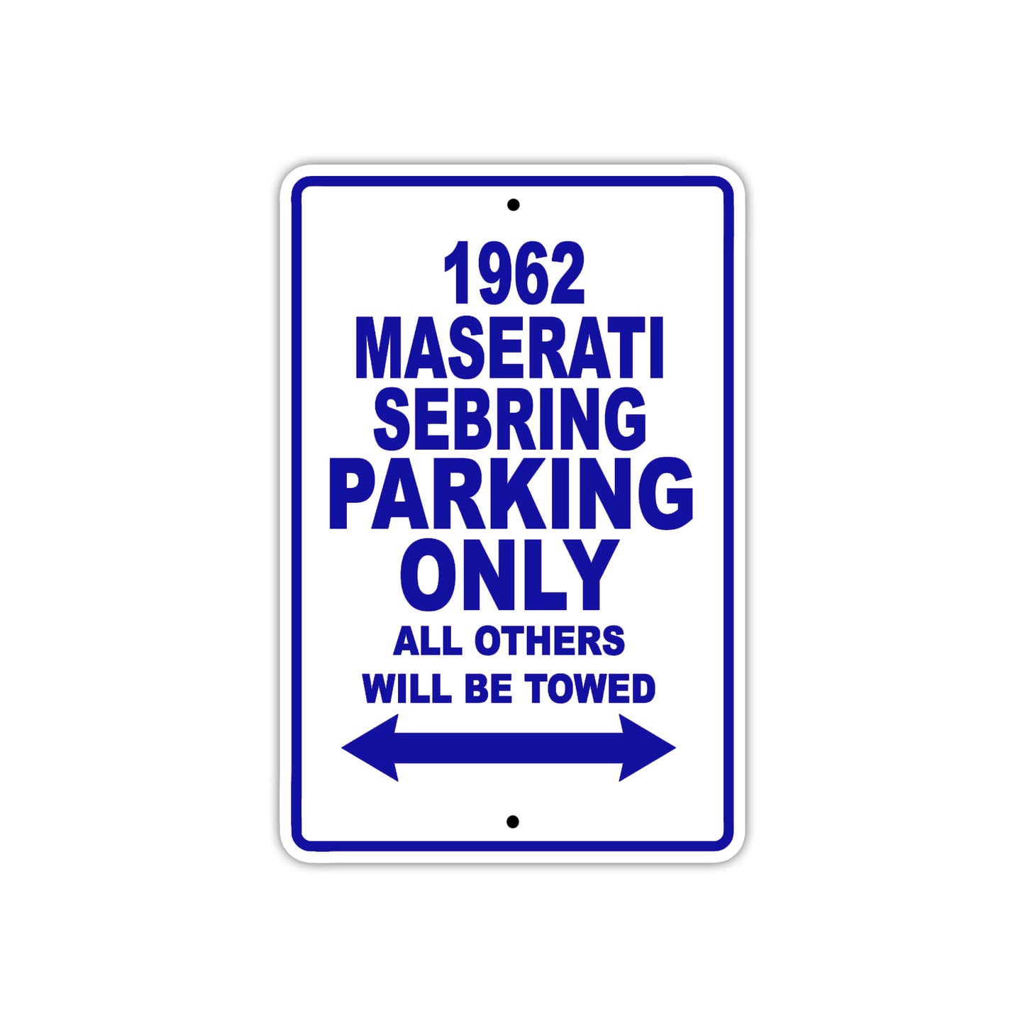 1962 Maserati Sebring Parking Only All Others Will Be Towed