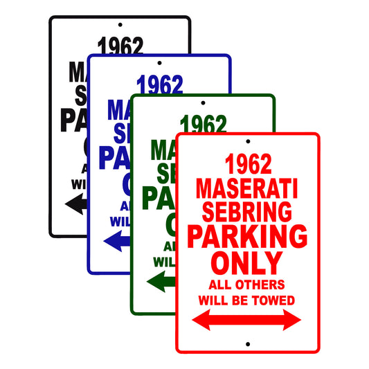 1962 Maserati Sebring Parking Only All Others Will Be Towed