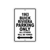 1963 Buick Riviera Parking Only All Others Be Towed