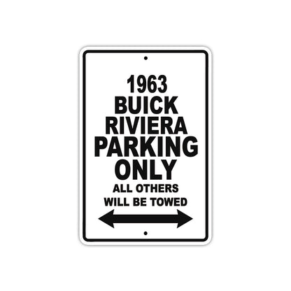 1963 Buick Riviera Parking Only All Others Be Towed