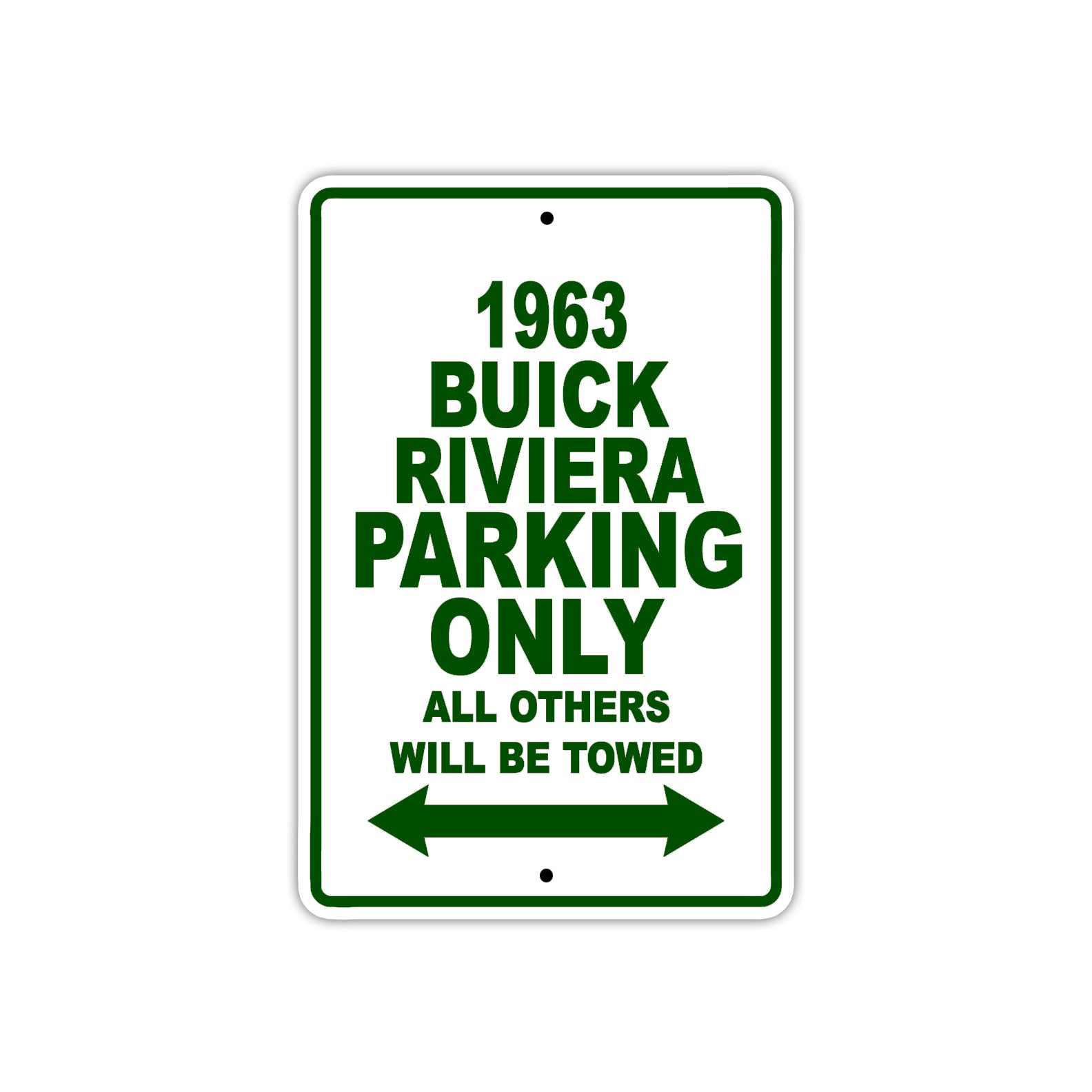 1963 Buick Riviera Parking Only All Others Be Towed