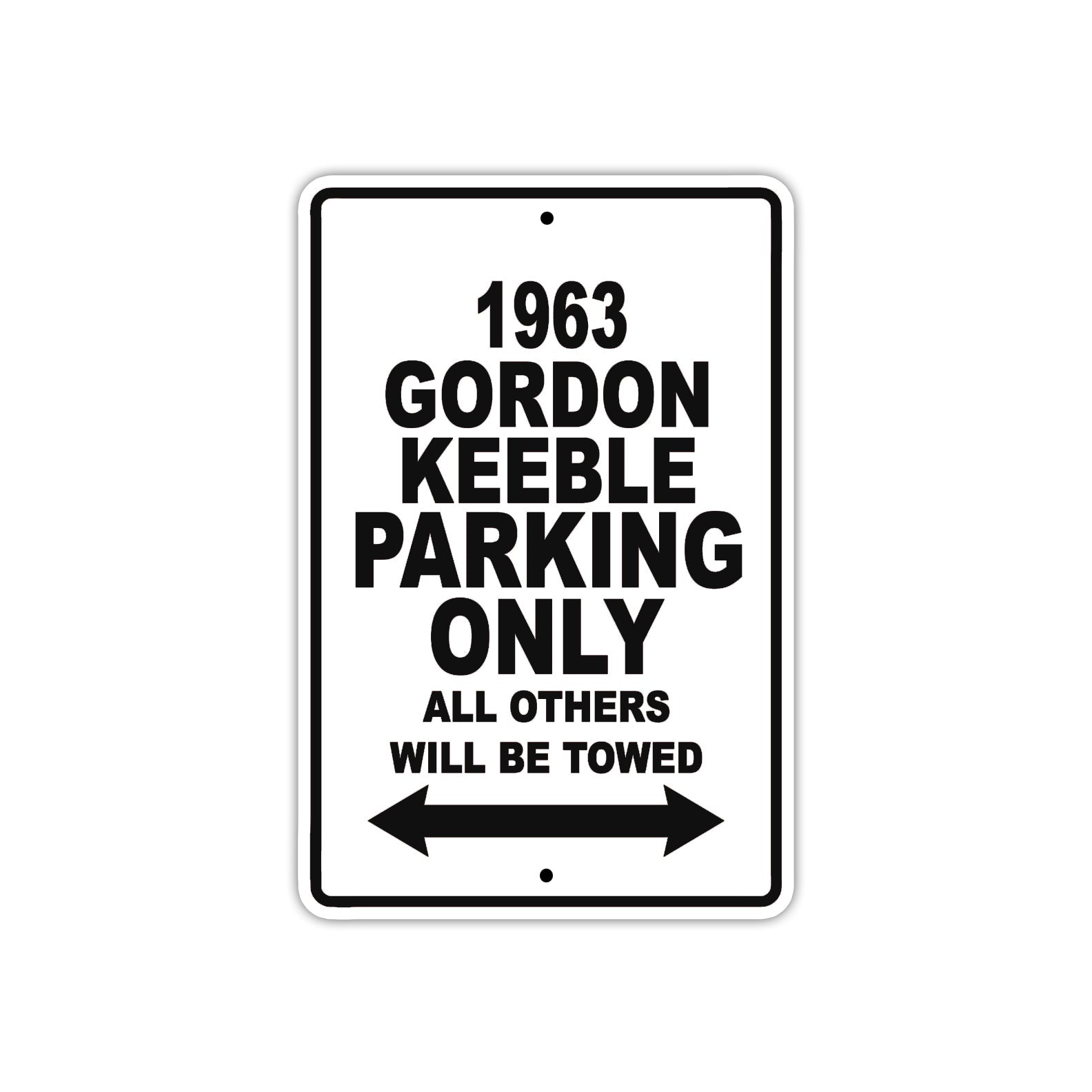 1963 Gordon Keeble Parking Only All Others Will Be Towed 