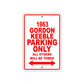 1963 Gordon Keeble Parking Only All Others Will Be Towed Signs