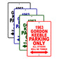 1963 Gordon Keeble Parking Only All Others Will Be Towed Signs