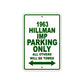1963 Hillman IMP Parking Only All Others Will Be Towed