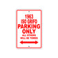 1963 ISO Grifo Parking Only All Others Will Be Towed