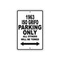 1963 ISO Grifo Parking Only All Others Will Be Towed