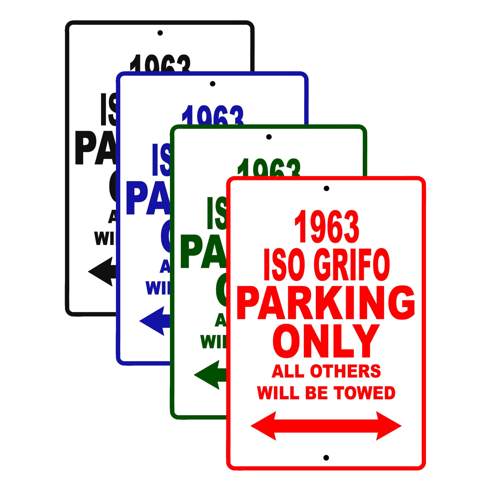 1963 ISO Grifo Parking Only All Others Will Be Towed