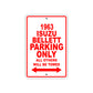 1963 ISUZU Bellett Parking Only All Others Will Be Towed 